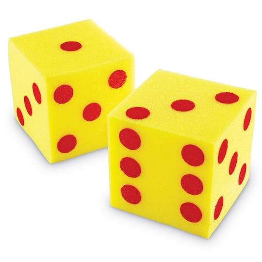 Learning Resources® Giant Soft Dots Cubes, 2 Per Pack, 3 Packs